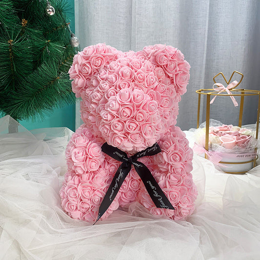 Pink rose Bear